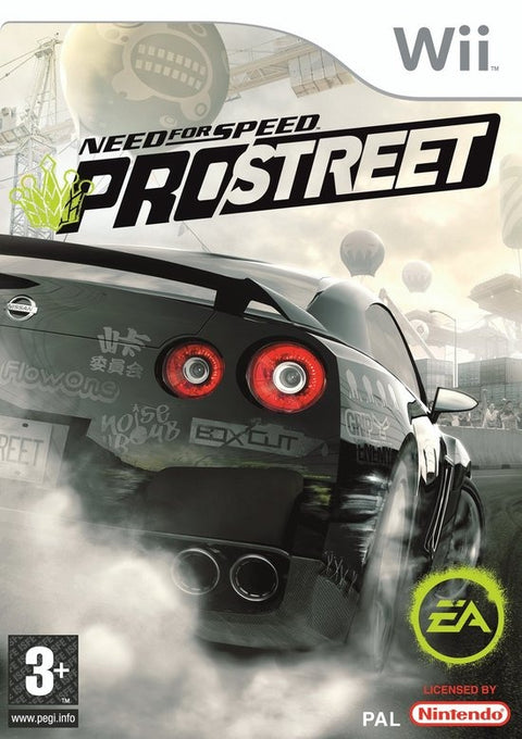 Nintendo Wii Need for Speed ProStreet, doos voorkant, tweedehands