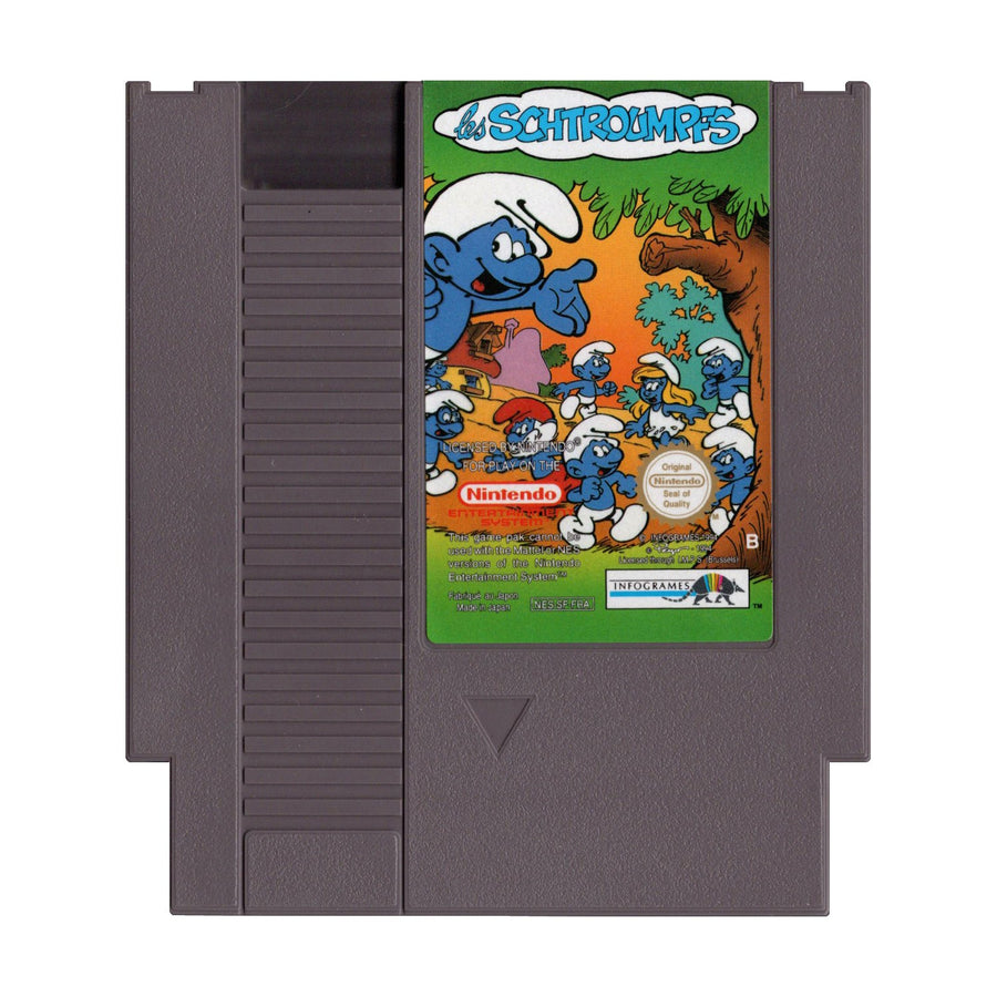 NES-De Smurfen (Losse Cassette) Tweedehands