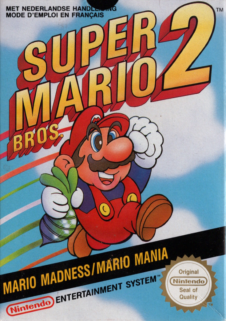 NES-Super Mario Bros. 2 (In doos) Tweedehands