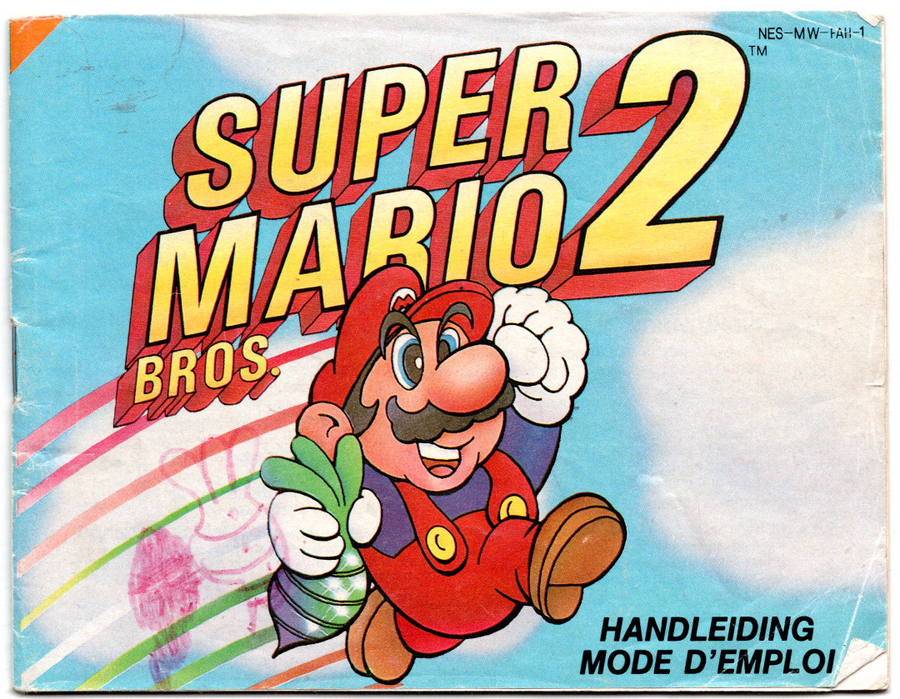NES-Super Mario Bros. 2 - Manual/Handleiding Tweedehands