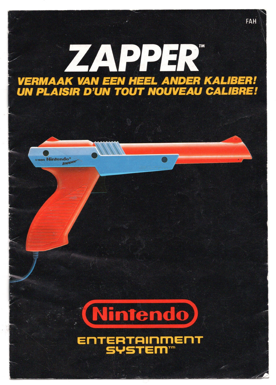 NES-ZAPPER - Manual/Handleiding Tweedehands