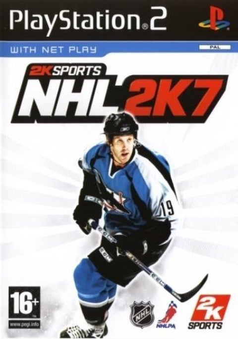 PlayStation 2 NHL 2K7 van 2K Sports, doos voorkant, PAL