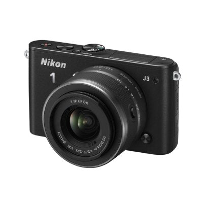 Nikon-1 J3 Systeemcamera + 10-30mm Lens - Zwart (In doos) Tweedehands