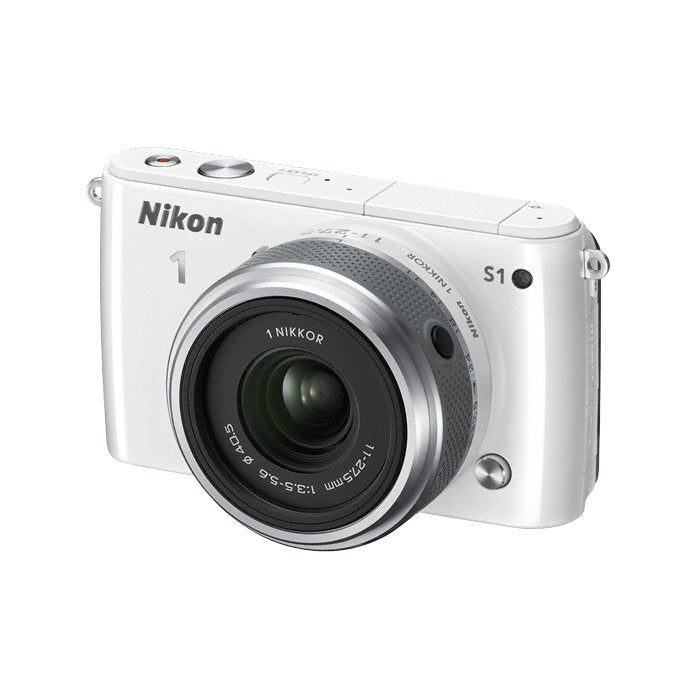 Nikon-1 S1 Systeemcamera - Wit + 11-27.5mm Lens - Wit Tweedehands