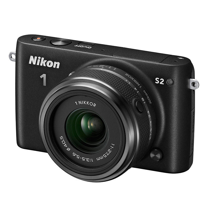 Nikon-1 S2 + 11-27.5mm f/3.5-5.6 Lens Lens - Zwart Tweedehands