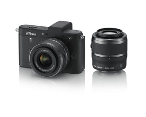 1 V1 Systeemcamera Kit + 10-30mm + 30-110mm Lens - Zwart (In doos)