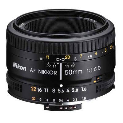 Nikon-50mm F1.8D AF Lens Tweedehands
