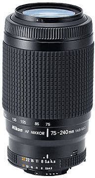 Nikon-AF Nikkor 75-240 mm f/4.5-5.6 D Lens Tweedehands