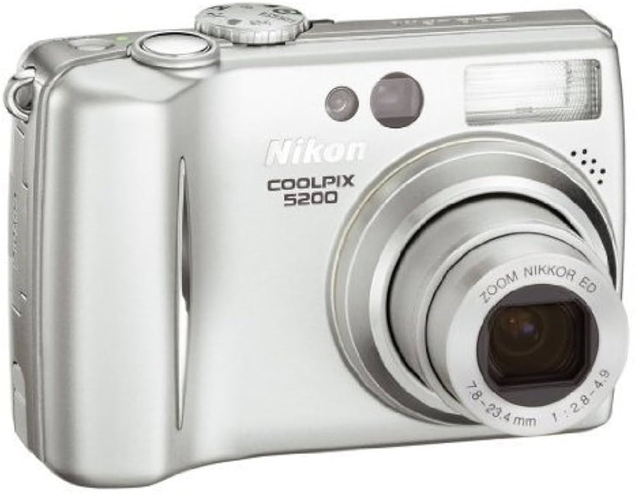 Nikon-Coolpix 5200 Digitale Compact Camera - Zilver Tweedehands