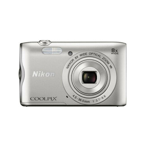 Nikon-Coolpix A300 Digitale Compact Camera - Zilver Tweedehands