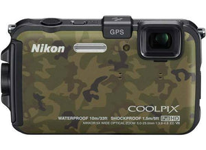 Coolpix AW100 Waterdichte Digitale Compact Camera - Camo