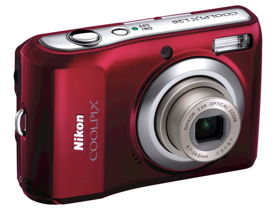 Nikon-Coolpix L20 Digitale Compact Camera - Rood Tweedehands