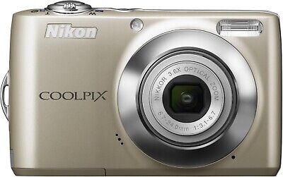 Nikon-Coolpix L22 Digitale Compact Camera - Zilver Tweedehands