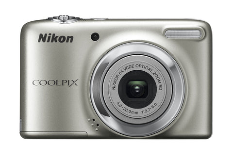 Nikon-Coolpix L25 Digitale Compact Camera - Zilver (Nieuw)
