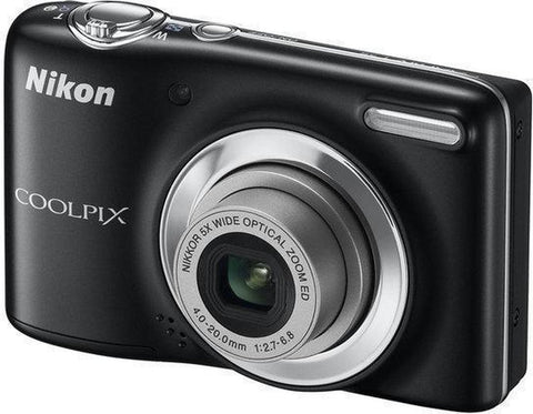 Nikon-Coolpix L25 Digitale Compact Camera - Zwart (In doos) Tweedehands