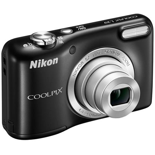 Nikon-Coolpix L29 Digitale Compact Camera - Zwart (Nieuw)