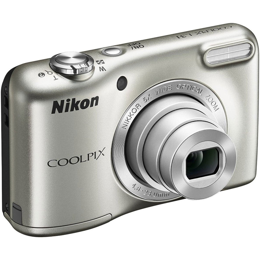 Nikon-Coolpix L31 Digitale Compact Camera - Zilver Tweedehands