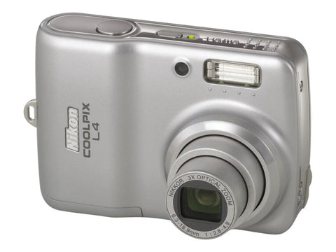 Nikon-Coolpix L4 Digitale Compact Camera - Zilver (LEES BESCHRIJVING) Tweedehands