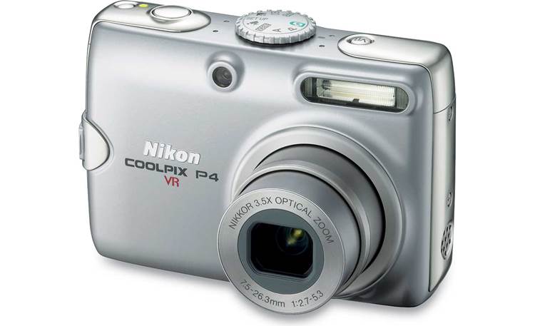 Nikon-Coolpix P4 Digitale Compact Camera - Zilver (In doos) Tweedehands