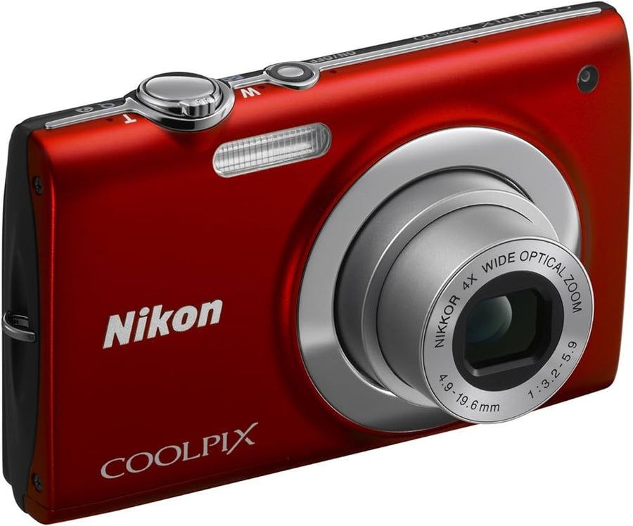 Nikon-Coolpix S2500 Digitale Compact Camera - Rood Tweedehands