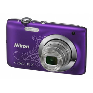 Coolpix S2600 Digitale Compact Camera - Paars/Lineart