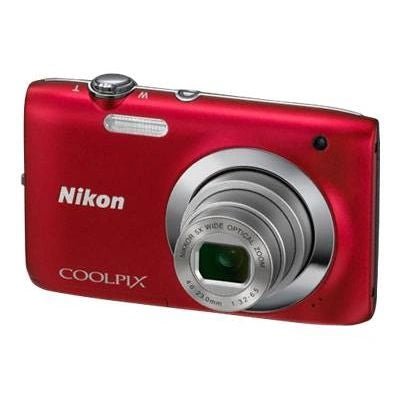Nikon-Coolpix S2600 Digitale Compact Camera - Rood Tweedehands