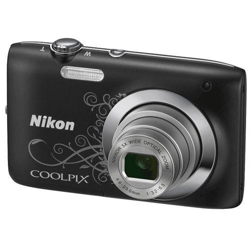 Nikon-Coolpix S2600 Digitale Compact Camera - Zwart/Lineart Tweedehands
