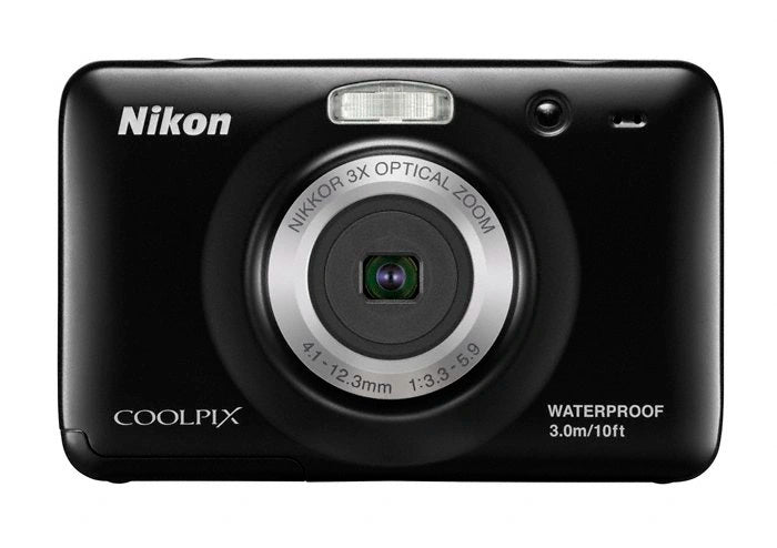 Nikon-Coolpix S30 Digitale Onderwater Compact Camera - Zwart Tweedehands