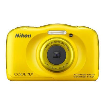 Nikon-Coolpix S31 Digitale Compact Camera - Geel (LEES BESCHRIJVING) Tweedehands