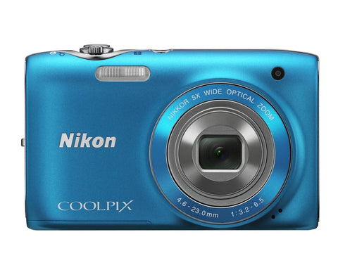 Nikon-Coolpix S3100 Digitale Compact Camera - Blauw Tweedehands