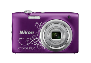 Coolpix S3100 Digitale Compact Camera - Paars/Lineart