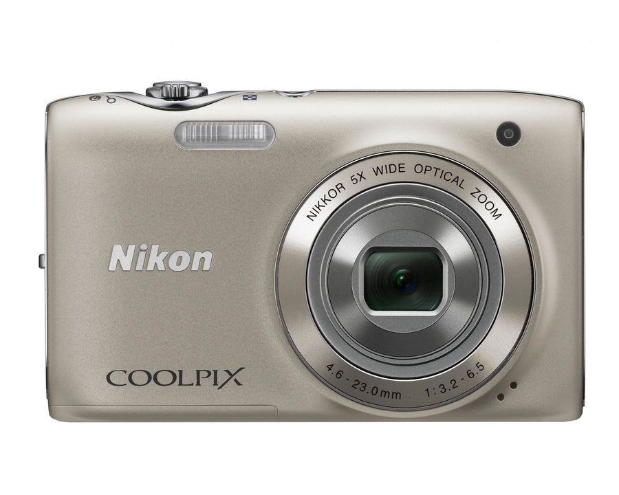 Nikon-Coolpix S3100 Digitale Compact Camera - Zilver Tweedehands