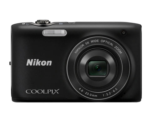 Nikon-Coolpix S3100 Digitale Compact Camera - Zwart Tweedehands