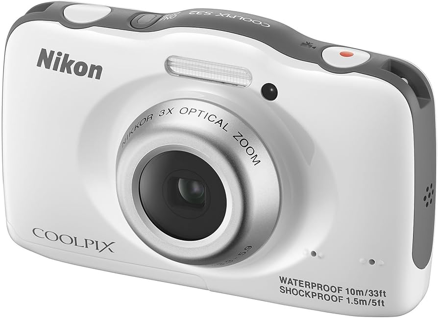 Nikon-Coolpix S32 Waterdichte Digitale Compact Camera - Wit Tweedehands