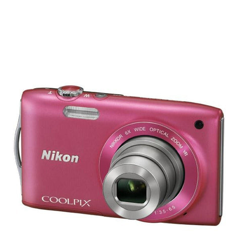 Nikon-Coolpix S3300 Digitale Compact Camera - Roze (In doos) Tweedehands