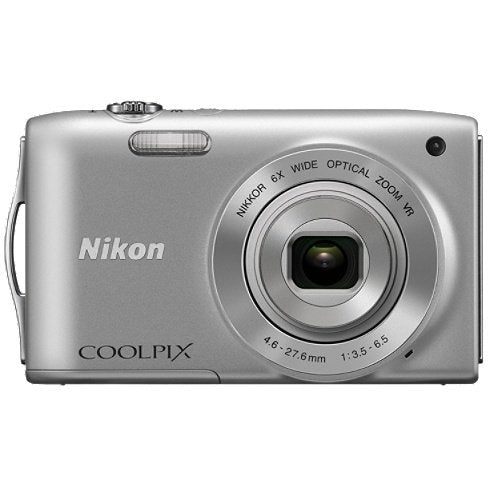 Nikon-Coolpix S3300 Digitale Compact Camera - Zilver (In doos) Tweedehands