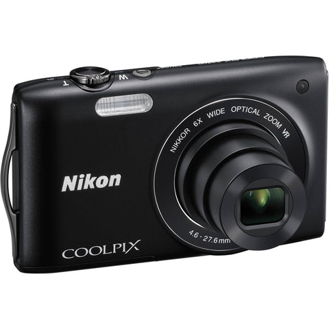 Nikon-Coolpix S3300 Digitale Compact Camera - Zwart Tweedehands