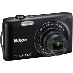 Coolpix S3300 Digitale Compact Camera - Zwart