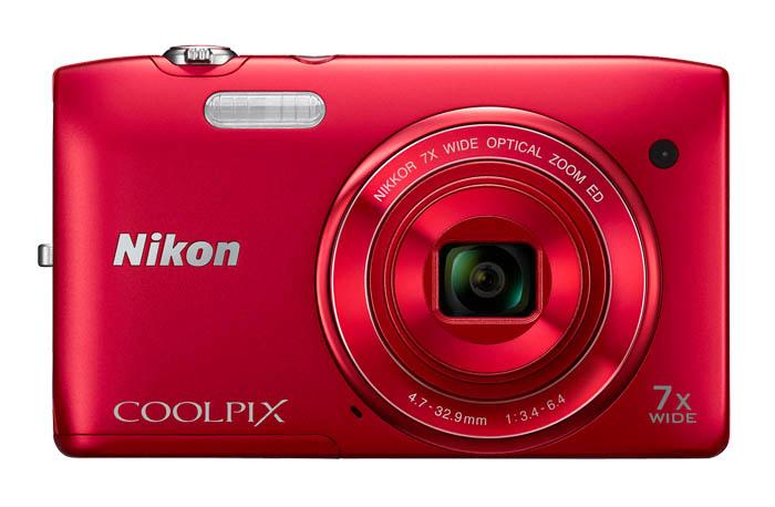 Nikon-Coolpix S3400 Digitale Compact Camera - Rood Tweedehands