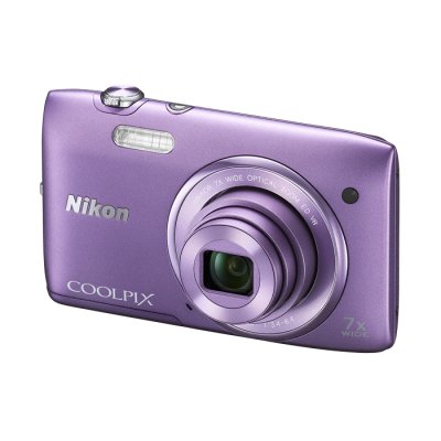 Nikon-Coolpix S3500 Digitale Compact Camera - Paars (In doos) Tweedehands