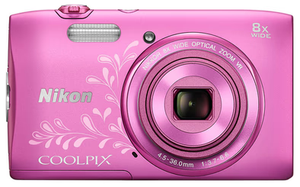 Coolpix S3600 Digitale Compact Camera - Roze/Lineart