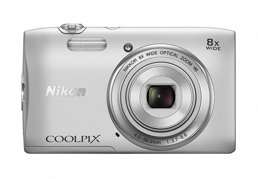 Nikon-Coolpix S3600 Digitale Compact Camera - Zilver Tweedehands