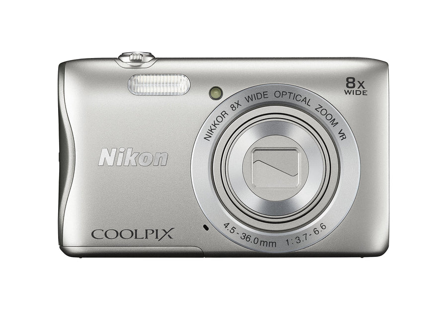 Nikon-Coolpix S3700 Digitale Compact Camera - Zilver (LEES BESCHRIJVING)-tweedehands