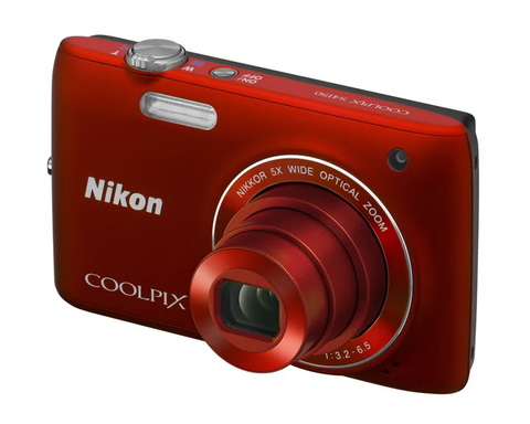 Nikon-Coolpix S4150 Digitale Compact Camera - Rood Tweedehands