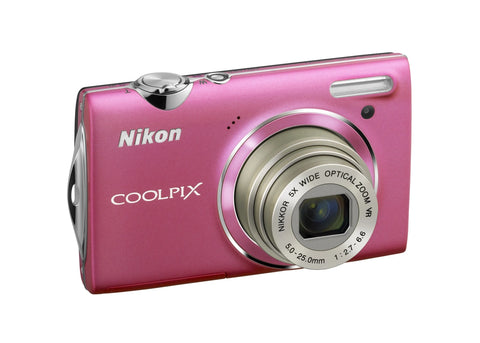 Nikon-Coolpix S5100 Digitale Compact Camera - Roze Tweedehands