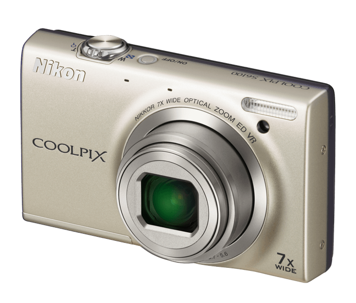 Nikon-Coolpix S6100 Digitale Compact Camera - Zilver (Nieuw)