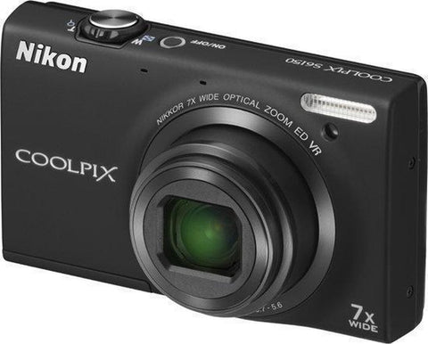 Nikon-Coolpix S6150 Digitale Compact Camera - Zwart Tweedehands