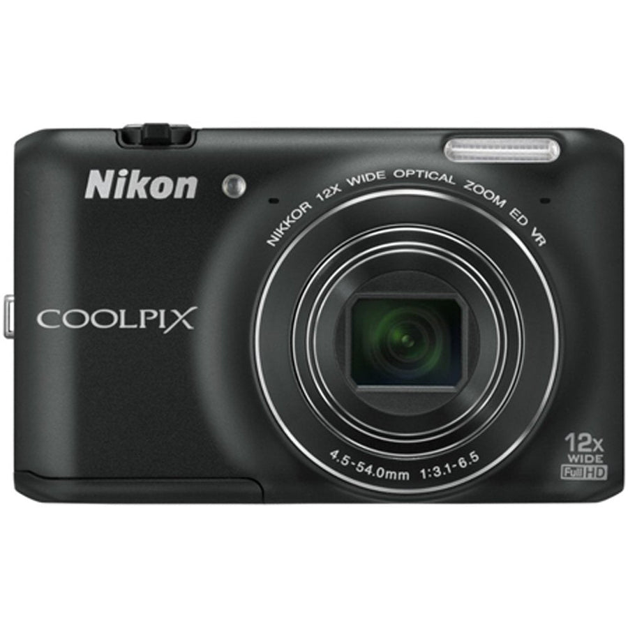 Nikon-Coolpix S6400 Digitale Compact Camera - Zwart (In doos) Tweedehands