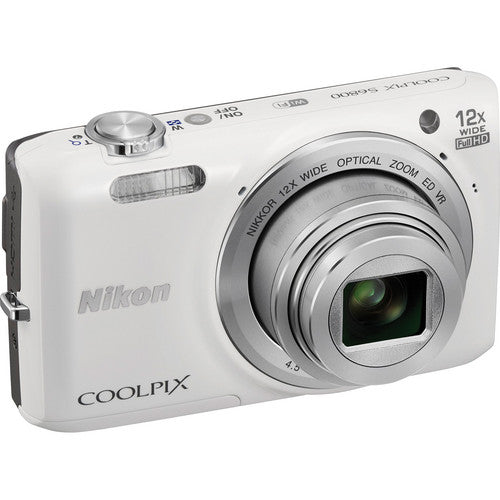 Nikon-Coolpix S6800 Digitale Compact Camera - Wit Tweedehands