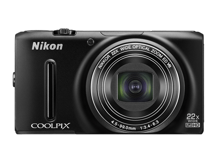 Nikon-Coolpix S9500 Digitale Compact Camera - Zwart (In doos) Tweedehands